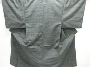 未使用品　手織り紬男物着物(キングサイズ)